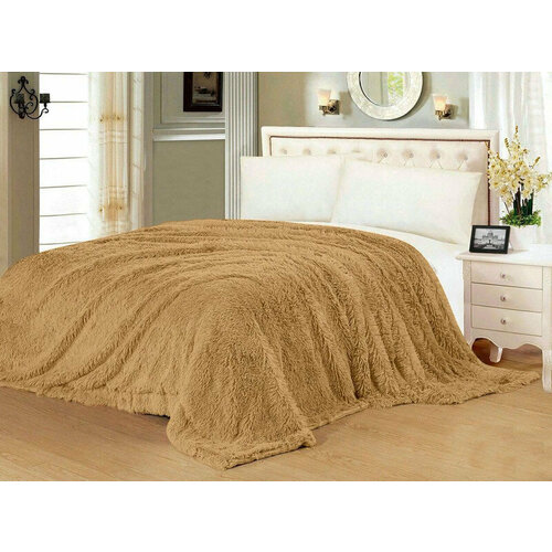 Плед меховой 2 спальный - ТМТ - Капучино