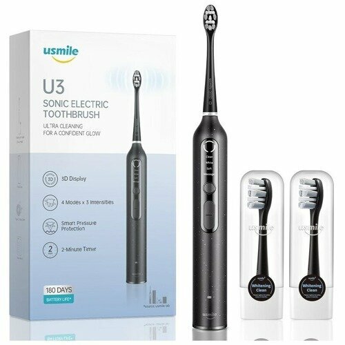 USMILE Электрическая зубная щетка BLACK U3 80230013 USMILE 650600₽
