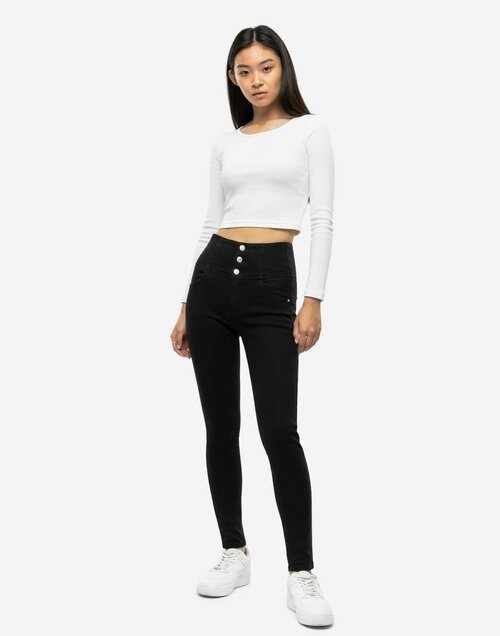 Джинсы  Gloria Jeans, размер 42/164, черный