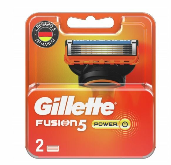 Gillette Сменные кассеты Fusion Power, 2 шт