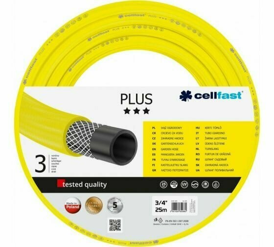 Садовый шланг Cellfast PLUS 1/2' 25 м 10-200