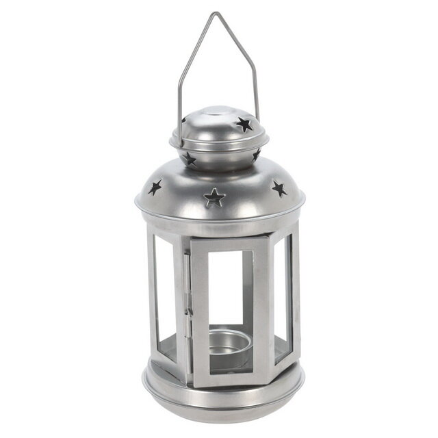 Koopman Подсвечник фонарь Severo 20 см серебряный A67100170