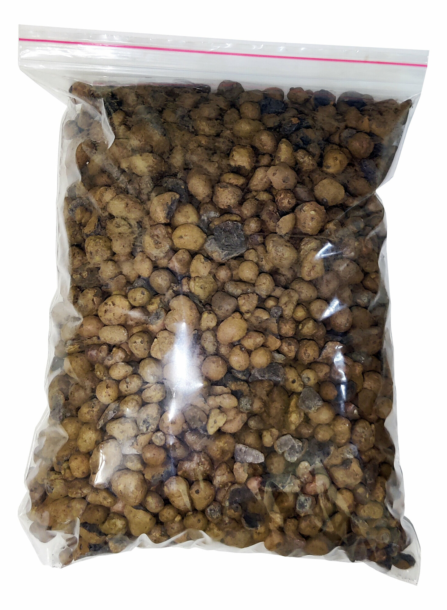 фото Керамзит дренажный фракции 20-40 мм 1 л. Дренаж для цветов, рассады и растений.