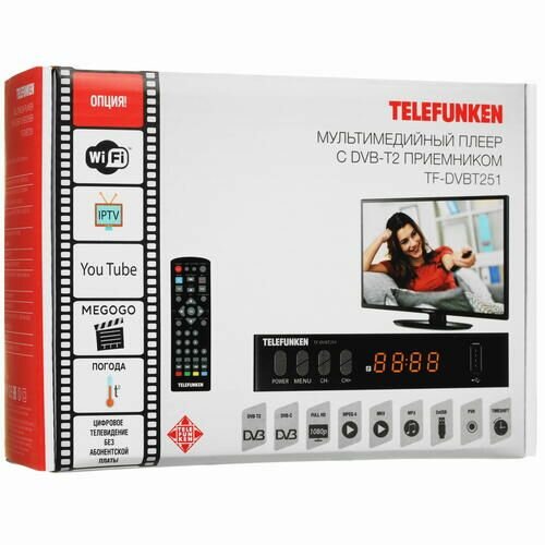 Приемник телевизионный DVB-T2 Telefunken - фото №15