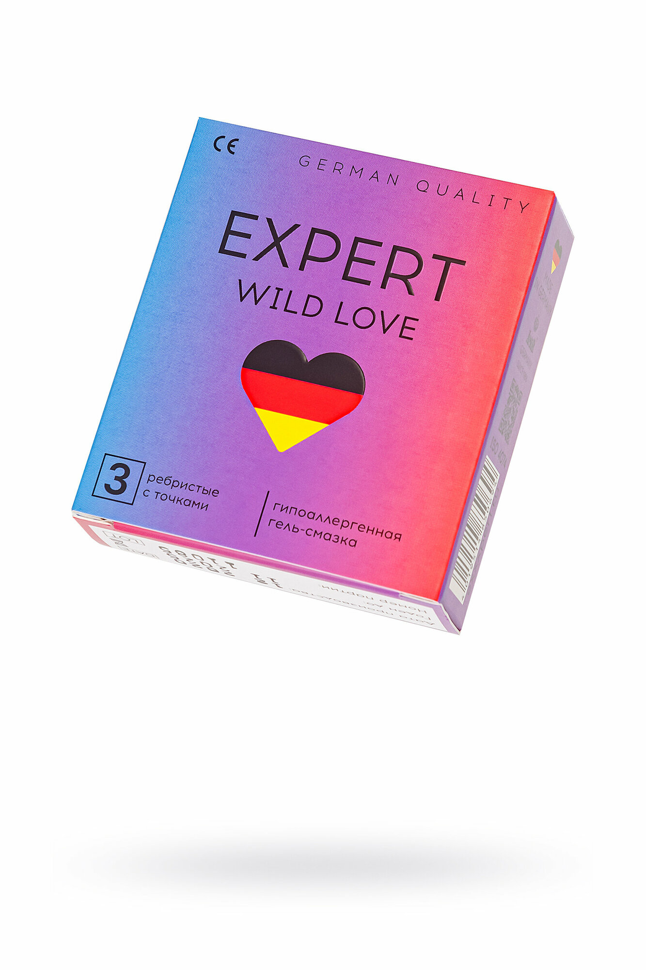 Презервативы точечно-ребристые EXPERT Wild Love Germany 3 шт.