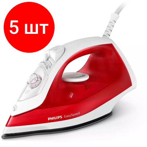 Комплект 5 штук Утюг Philips GC174240 2000Вт красный 1919000₽