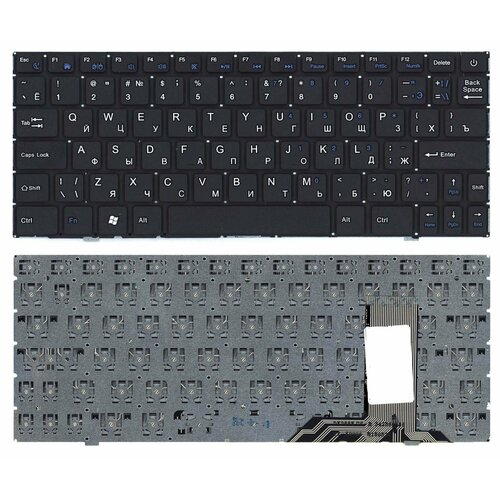 Клавиатура для ноутбука Prestigio SmartBook 116A черная клавиатура для ноутбука prestigio smartbook 141c черная