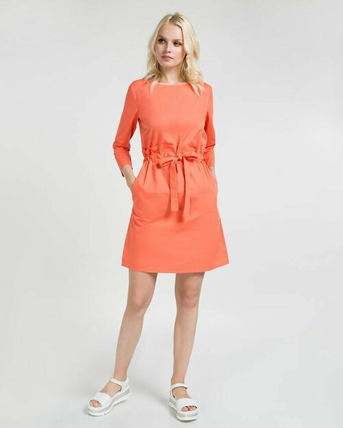 Платье INCITY, размер 50(170-100-106), оранжевый