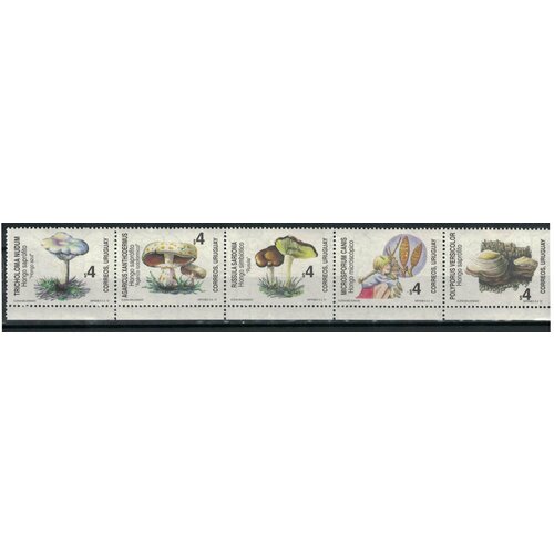 Почтовые марки Уругвай 1997г. Грибы Грибы MNH почтовые марки уругвай 1997г эмблема новой почты коллекции mnh