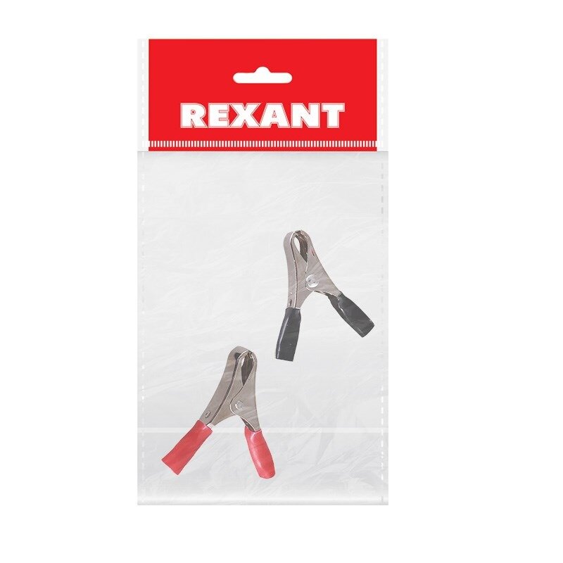 Rexant Зажим "крокодил" 10А 50мм (пакет Боб) (уп.2шт) Rexant 16-0012-9