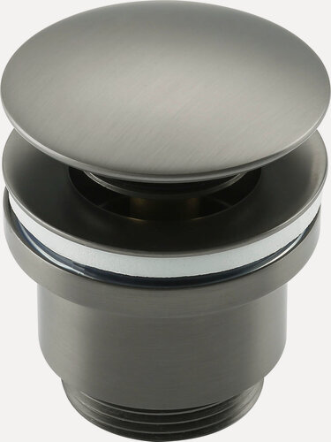 Изображение товара Донный клапан для раковины FRAP F62-9 оружейная сталь, автомат