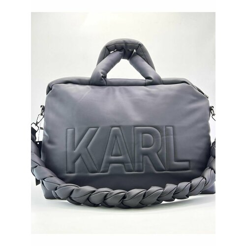 фото Сумка шоппер , фактура гладкая, черный без бренда