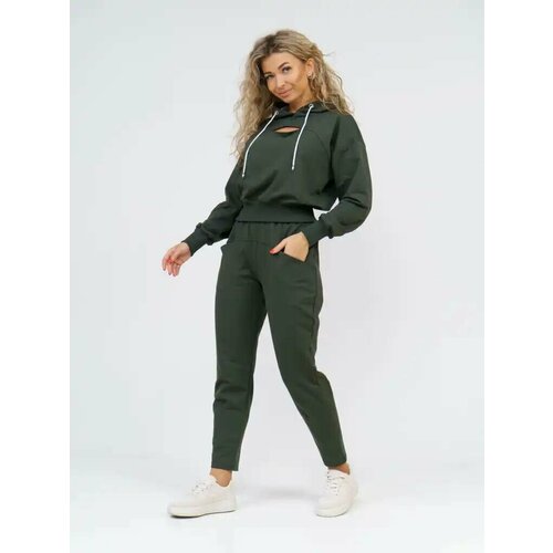 фото Костюм иса-текс, размер 54, хаки