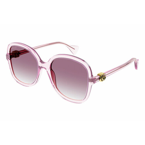 Солнцезащитные очки GUCCI, розовый, фиолетовый