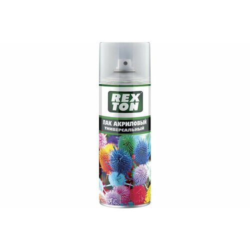 Лак универсальный акриловый 520 мл аэрозоль REXTON глянцевый RT24000 384₽