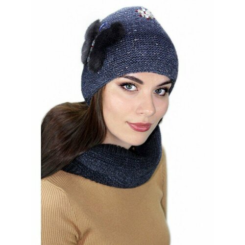 фото Шапка lemmex комплект "лердес" стойка-хомут, размер 55-56