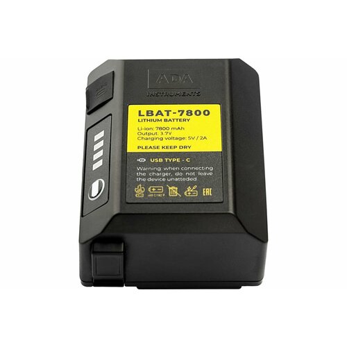 Литий-ионный аккумулятор LBAT-7800 (для LaserTANK 3-360/4-360 GREEN) ADA А00700 лазерный уровень ada lasertank 4 360 green ultimate edition а00632