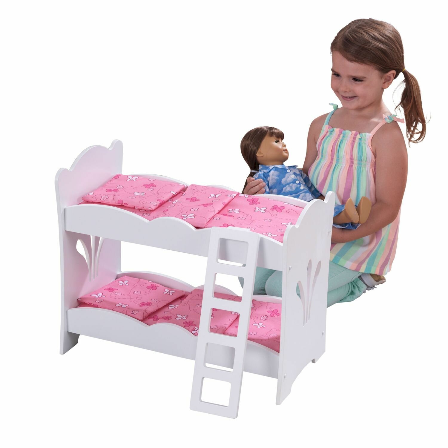 Двухъярусная кроватка - колыбель для куклы 60130_KE
