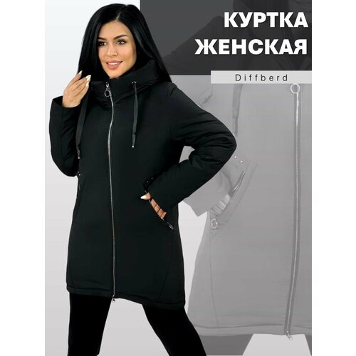 фото Куртка diffberd, размер 50, черный