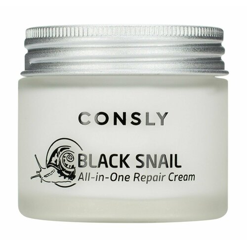 Восстанавливающий крем для лица с муцином черной улитки / Consly Black Snail All-In-One Repair Cream