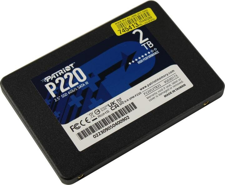 Твердотельный накопитель Patriot P220 2048ГБ, 2.5", SATA III, SATA P220S2TB25 - фото №16