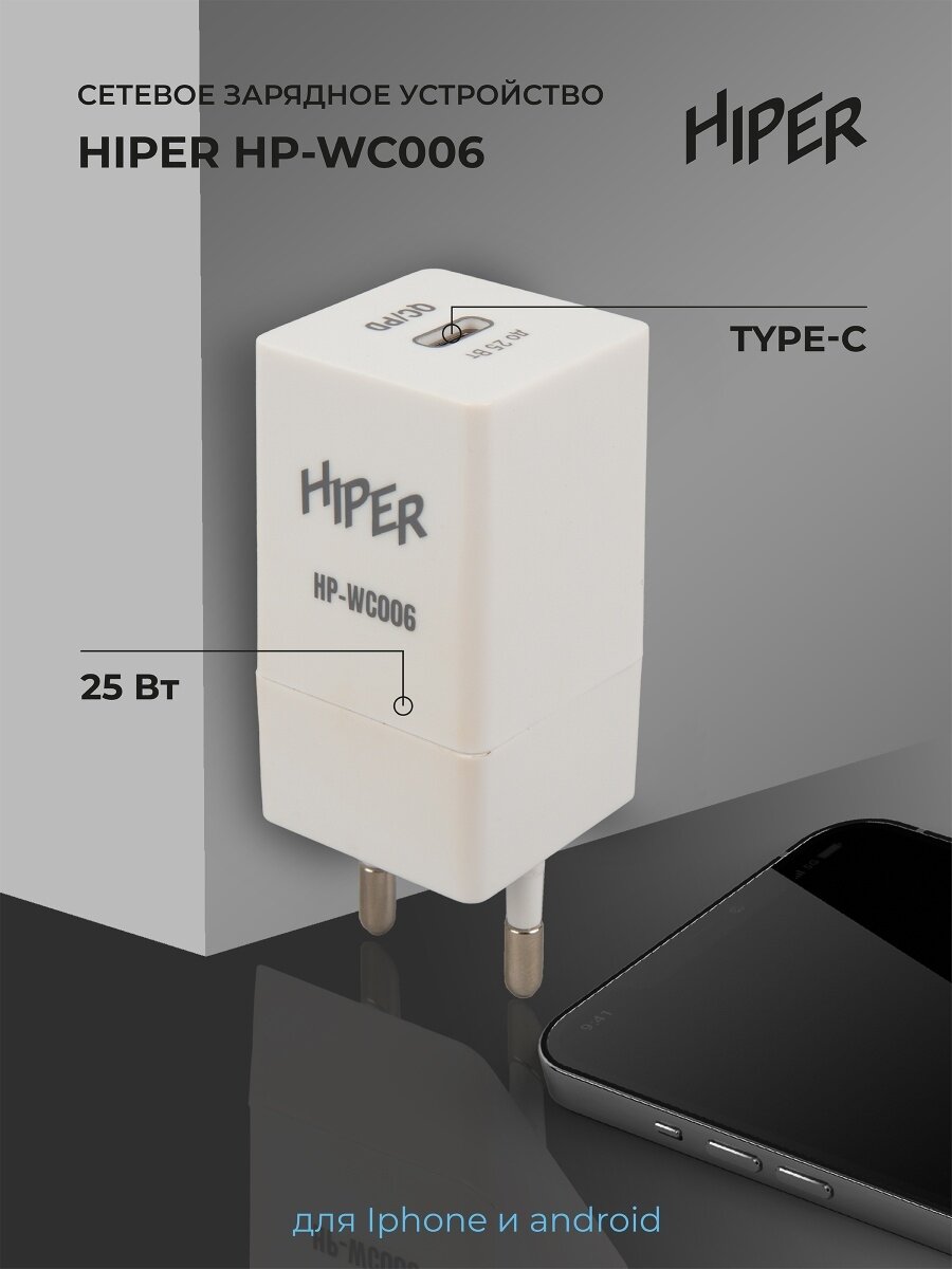 фото HIPER HP-WC006 25 Вт