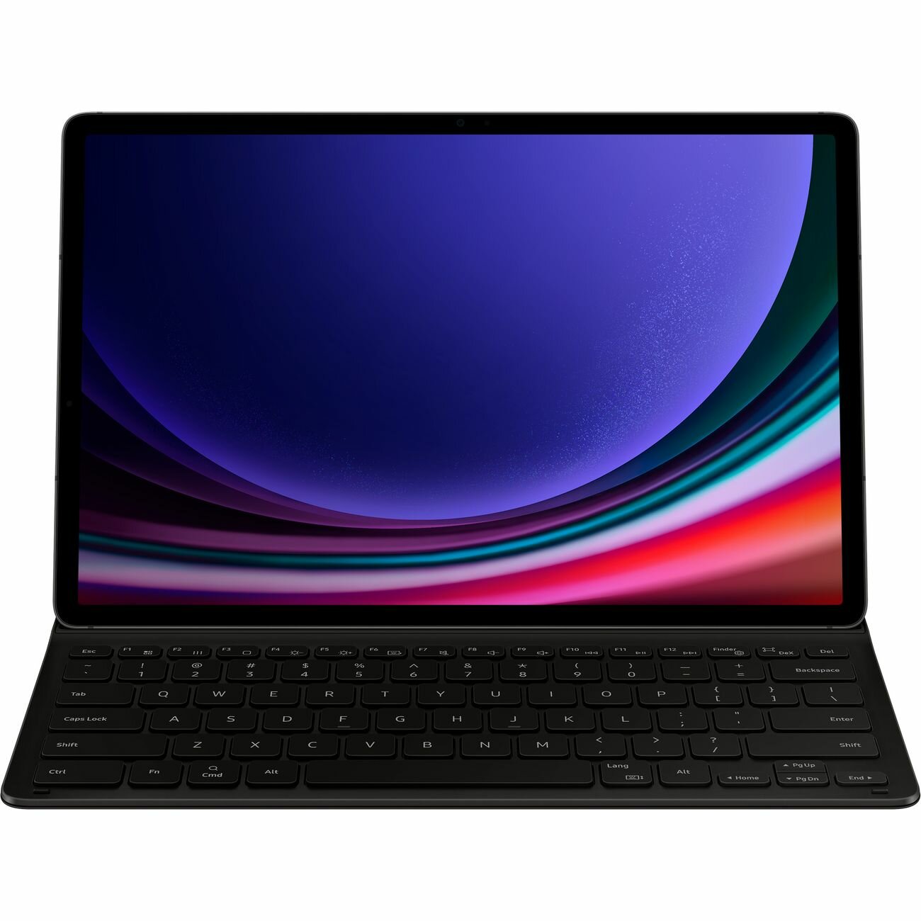 Чехол-клавиатура Samsung Book Cover Keyboard Slim Galaxy Tab S9+/Tab S9 FE+ Black (русская раскладка)