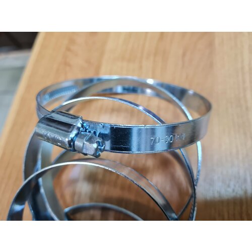 Хомут червячный 70-90 мм