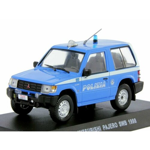 Mitsubishi Pajero SWB 1998. Полиция Италии, масштабная модель коллекционная коврики eva skyway mitsubishi pajero sport 1998 2007 черный s01705355