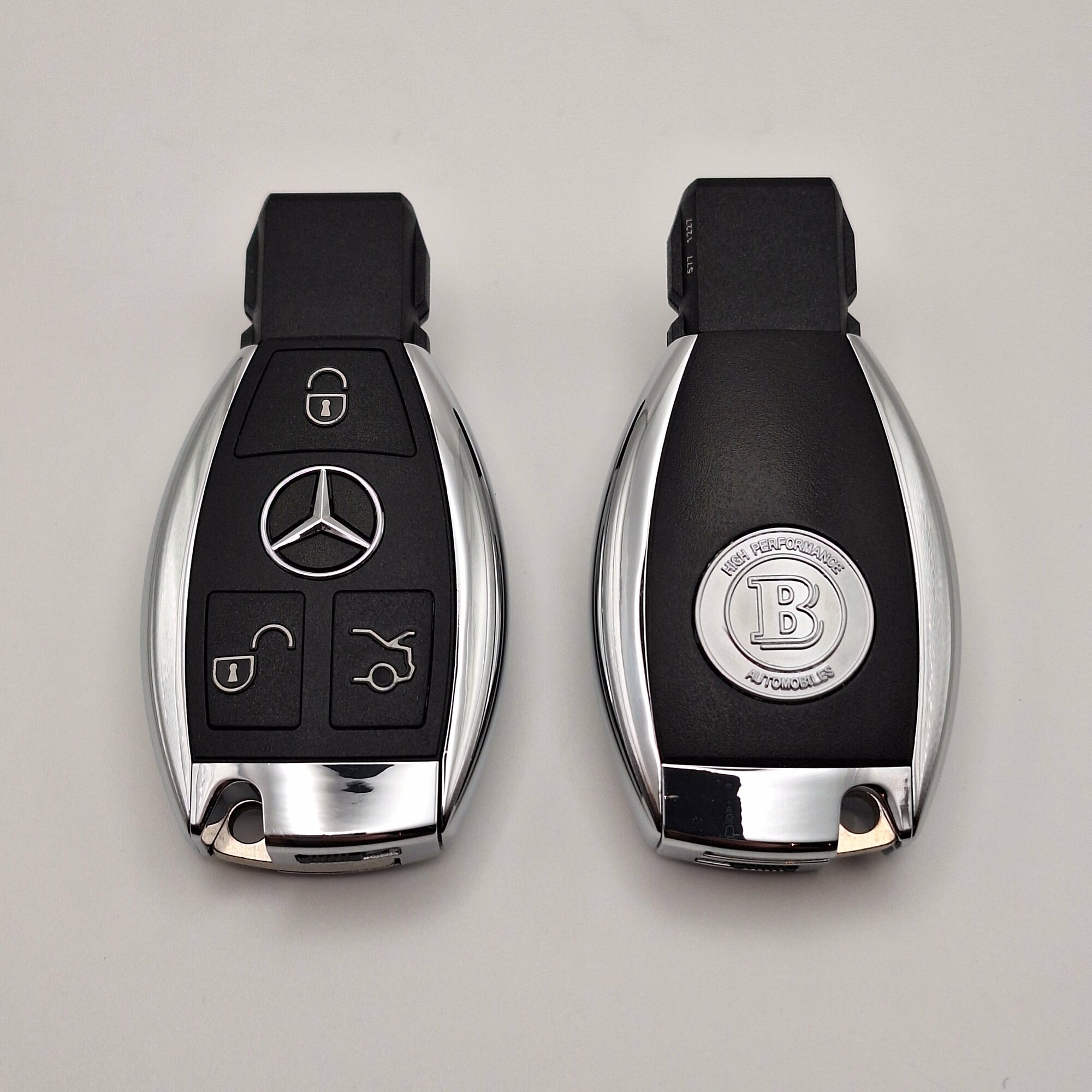 Корпус ключа Mercedes W212 с эмблемой Brabus