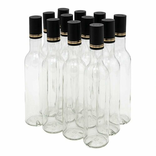 Бутылка стеклянная Гуала 05 л с пробкой 12 шт 1180₽