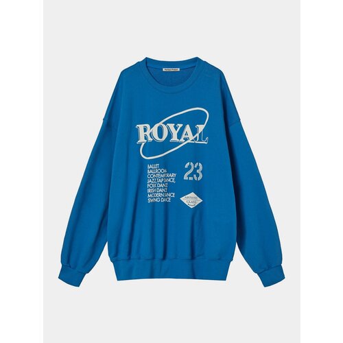 Свитшот Royal Letter Sweatshirt, размер M, синий