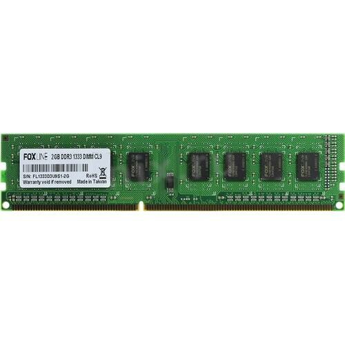 Модуль памяти DIMM DDR3, 2ГБ, 1333МГц, PC3-10600