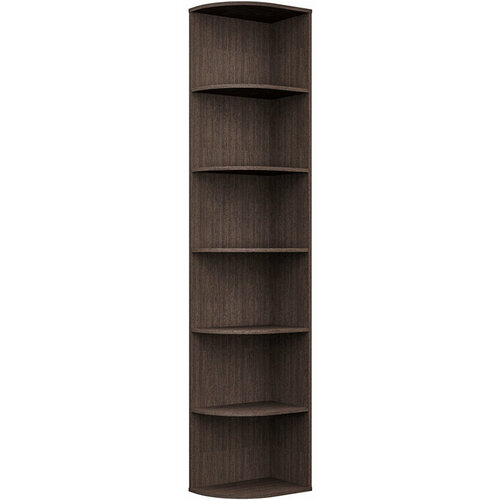 Стеллаж приставной угловой к шкафу СПУ-2 венге