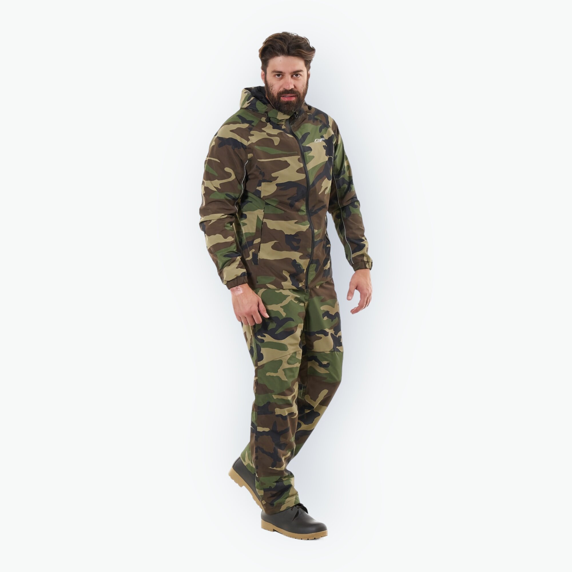 Мембранный костюм мужской Dragonfly ACTIVE 2.0 Camo Dark 2023 - Размер XXL