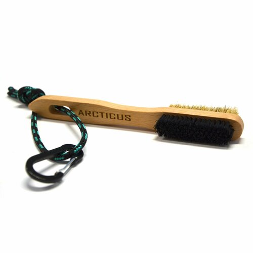 фото Двусторонняя скалолазная щетка для зацепов arcticus, бук и волос кабана