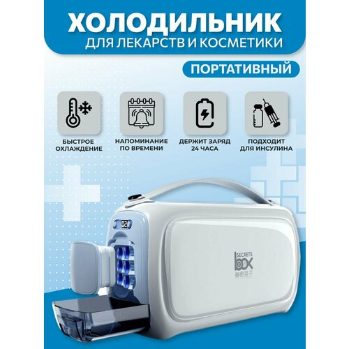 Портативный холодильник для косметики и лекарств инсулина 1496500₽