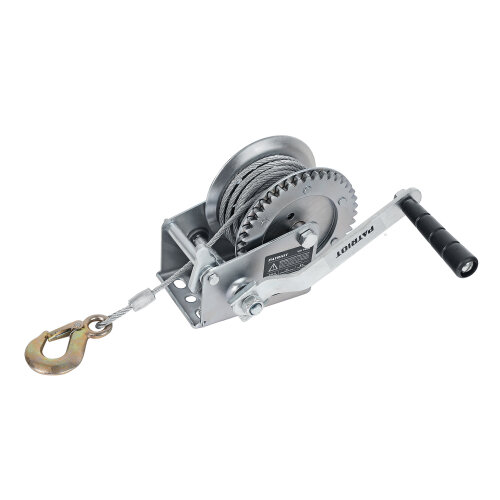 Лебедка ручная барабанная Patriot WH 540B усилие - 540 кг трос- 8 м