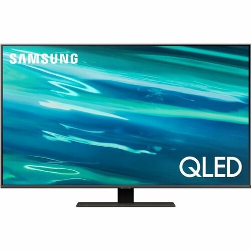 Телевизор Samsung QE50Q80CAUXRU QLED 4K Ultra HD черный 11555500₽
