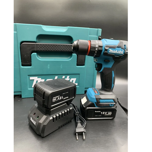 Дрель-шуруповерт Аккумуляторная 18V Makita 80 Нм в комплекте 2 АКБ 1150000₽