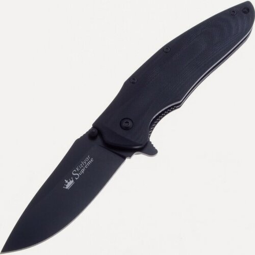 Изображение товара Нож складной Kizlyar Supreme Zedd (G10) AUS-8, Black Titanium