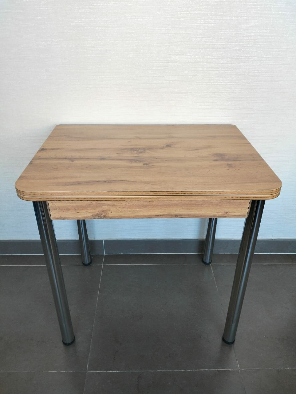 фото Стол Раскладной Кухонный Обеденный, Ломберный, 80*60*75 см, дуб вотан