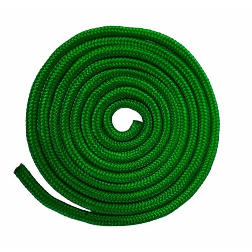 Скакалка гимнастическая - 3 метра / зеленая / для художественной гимнастики