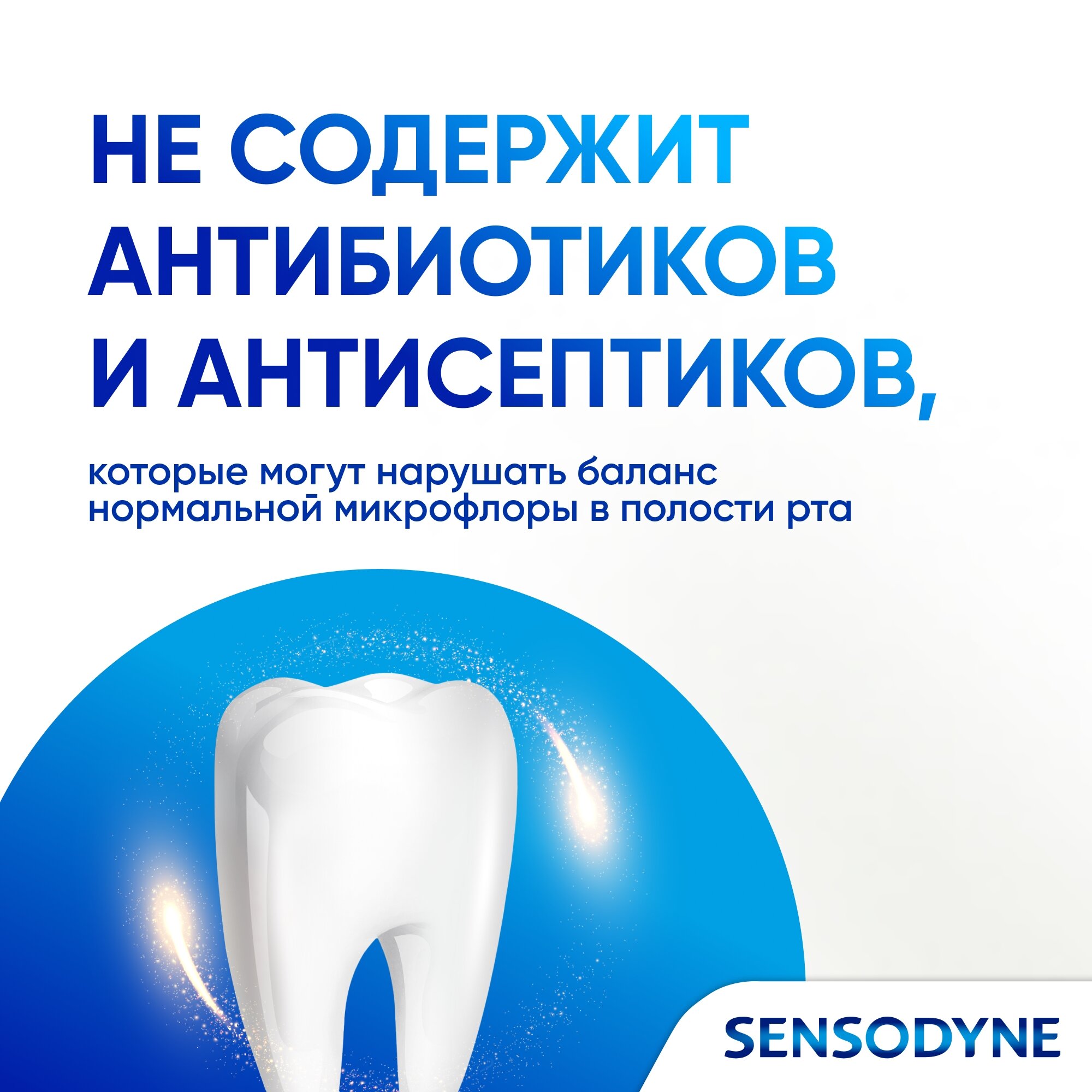 Зубная паста Sensodyne Ежедневная Защита Мягкая мята с фтором, для снижения чувствительности зубов и защиты от кариеса, 75 мл