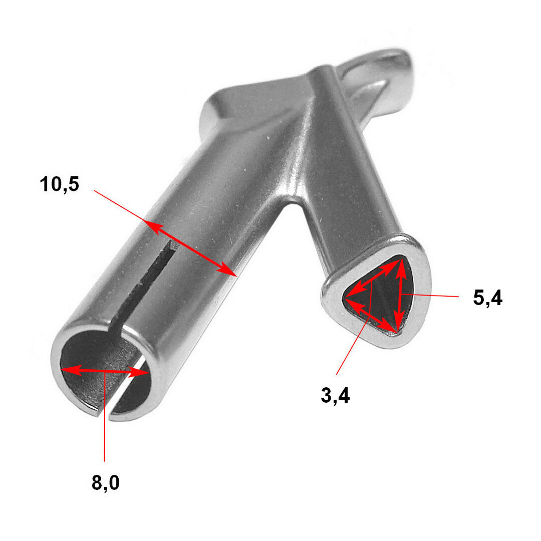 Насадка быстрой сварки треугольным прутком 3х5 мм