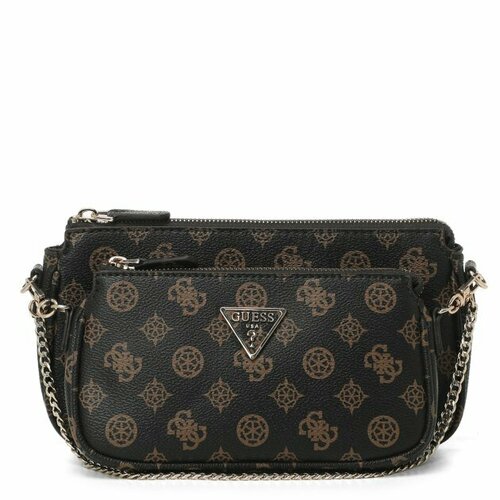 Сумка кросс-боди GUESS, коричневый kipling сумка ki6955p39 myrte small 2 in 1 crossbody and pouch p39 black noir