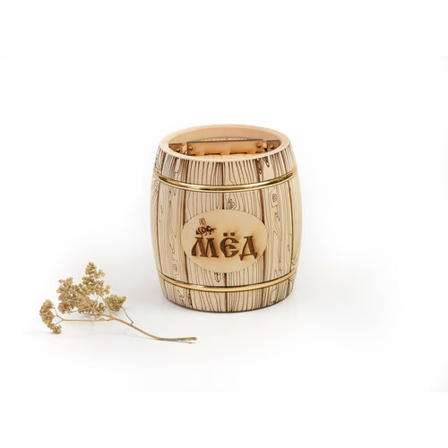 Бочонок деревянный из липы для меда 10 кг 1420₽