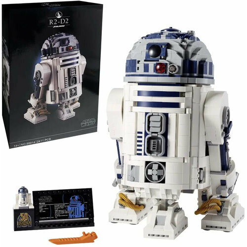 Конструктор Звездные войны R2-D2 из 2411 деталей / совместим с лего printio подушка r2 d2