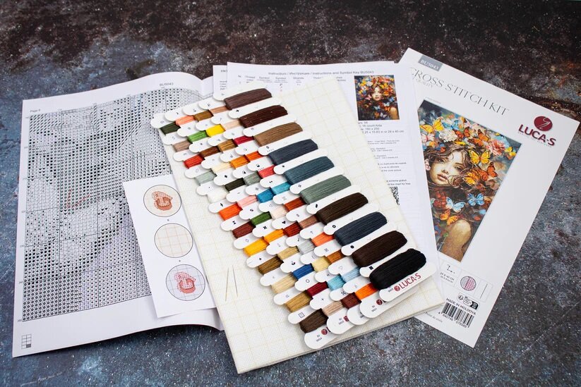 Набор для вышивания Luca-S BU5043 Butterflies Magic — фото 1