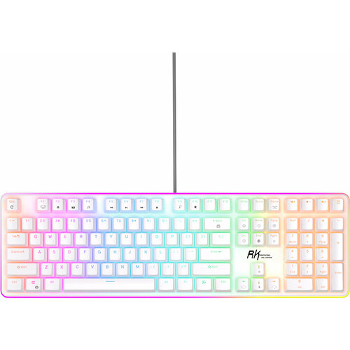 Royal Kludge Клавиатура Royal Kludge RK918 White (USB, RGB, Brown switch)